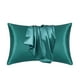 thumbnail image 2 of Funda de almohada de satén para cabello y piel, juego de 2 fundas de almohada de tamaño estándar y paquete de 2 fundas de almohada de satén suave (50,8 x 76,2 cm), 2 of 7