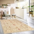 thumbnail image 3 of Pasargad Home Oushak 166" x 167" Hand-Knotted Lamb's Wool Area Rug in Ivory, 3 of 3