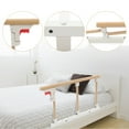 DanqingAiqidi Foldable Bed Rail Wooden Grain Frame Side Railings with