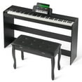 thumbnail image 1 of VEVOR Banc de Piano Numérique à Double Clavier 88 Touches Entièrement Lesté, 1 of 9
