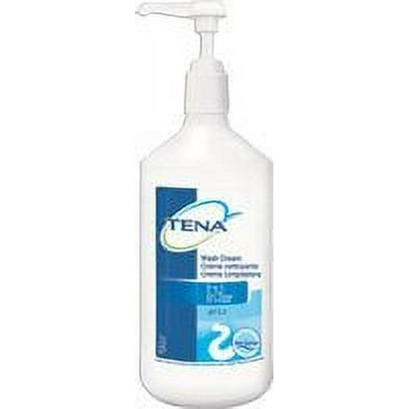 Tena Wash Cream, 33.8 Fl Oz Bottle
