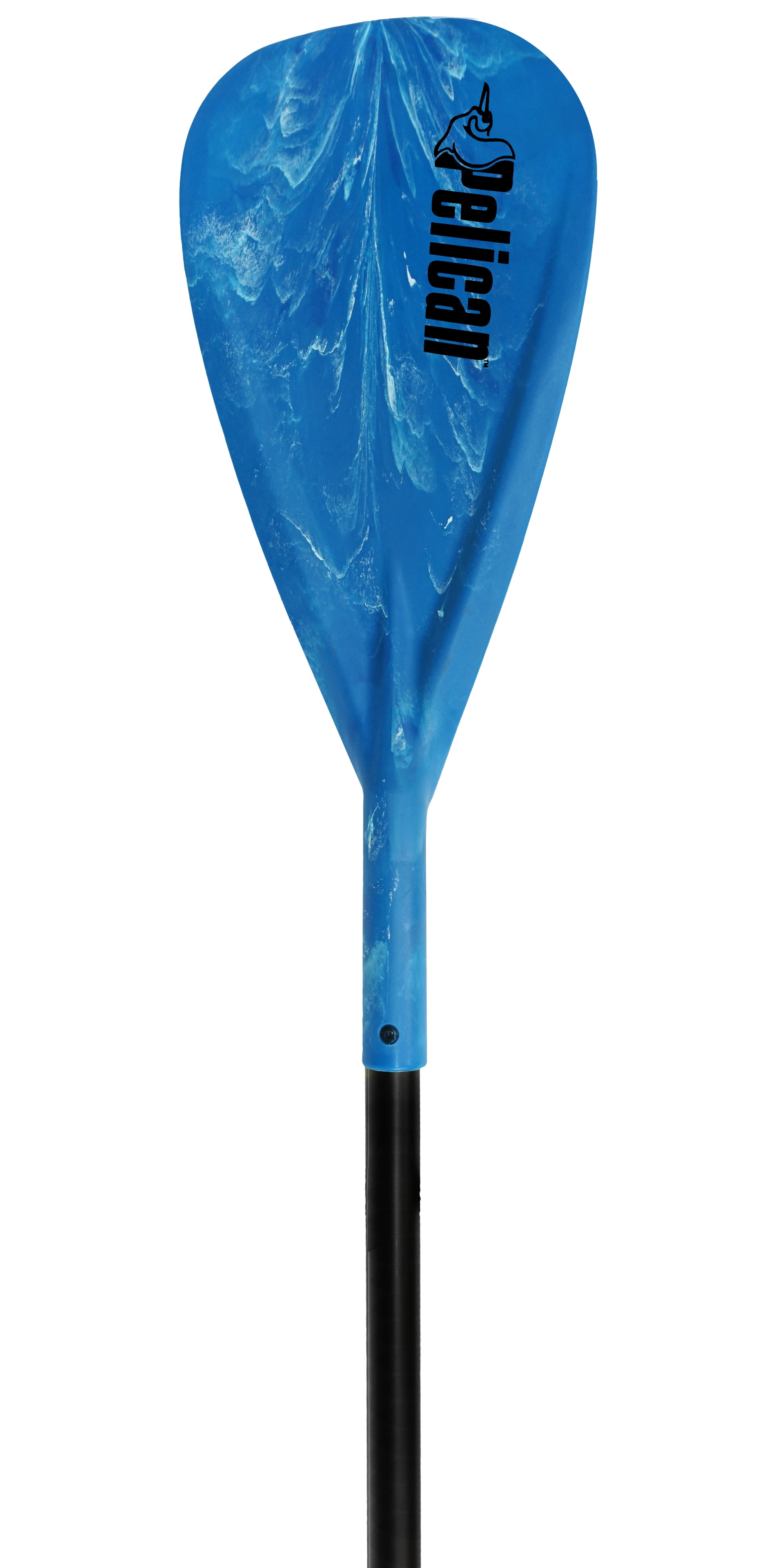 Pelican - Vortex SUP Paddle - 70 to 87 in -Aluminum Shaft with Reinforced Fiberglass Blades  - Blue