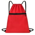 thumbnail image 2 of Multi Functional Waterproof Drawstring Backpack | Oxford Cloth Sports Gym Bag with Small Pocket | Durable Lightweight Fitness Travel Storage Sack for Basketball Swimming Outdoor, 2 of 6