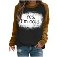 thumbnail image 2 of 2023 Chandail en Molleton Mode pour Femmes 50 % de Réduction Liquidation T-shirt Imprimé Manches Longues Blouse Col Rond Hauts Décontractés Chandail en Molleton, 2 of 5