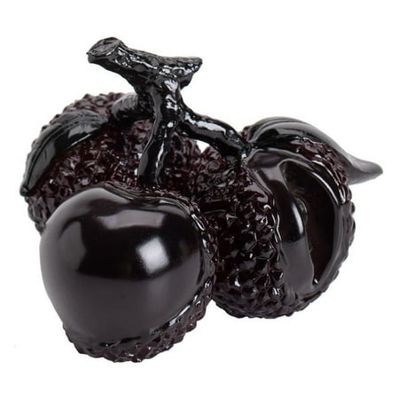 

Hzsb Lychee Tea Pet Resin Figurine Crafts Kungfu Sculpture Heat Discoloration Ornament for Tea Lovers Color-Changing Tea Tray Decor