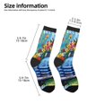 thumbnail image 2 of Honeii Floral Truck Welcome Print Children's Colorful Socks,Unisex Kids and Toddlers' Cushioned Sock,Kids Athletic Crew Socks,for Everyday Wear and Sports, 2 of 5