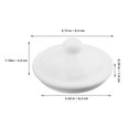 thumbnail image 5 of Enamel Mug Lid Tea Replacement Round Milk Cup Cover 1 Piece Enamel Cup Accessory, 5 of 6