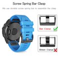 thumbnail image 4 of Correa de reloj NotoCity Silicone para Garmin Fenix 8/5X+/6X azul, 4 of 7