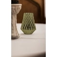 thumbnail image 6 of Shataj Decorative Aluminum Diamond Textured Vase in gold finish, 6 of 6