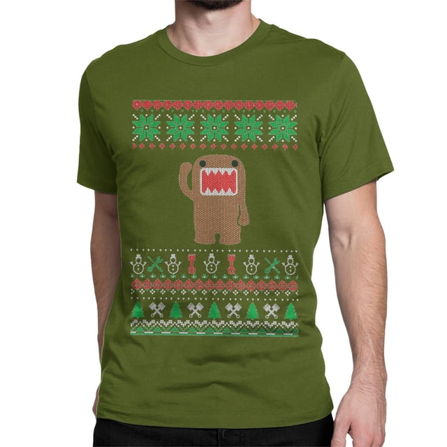 Camisetas para hombre y mujer, divertidas camisetas de algodón JDM Domo Kun, de manga corta y cuello redondo, tallas 4XL, 5XL y 6XL.