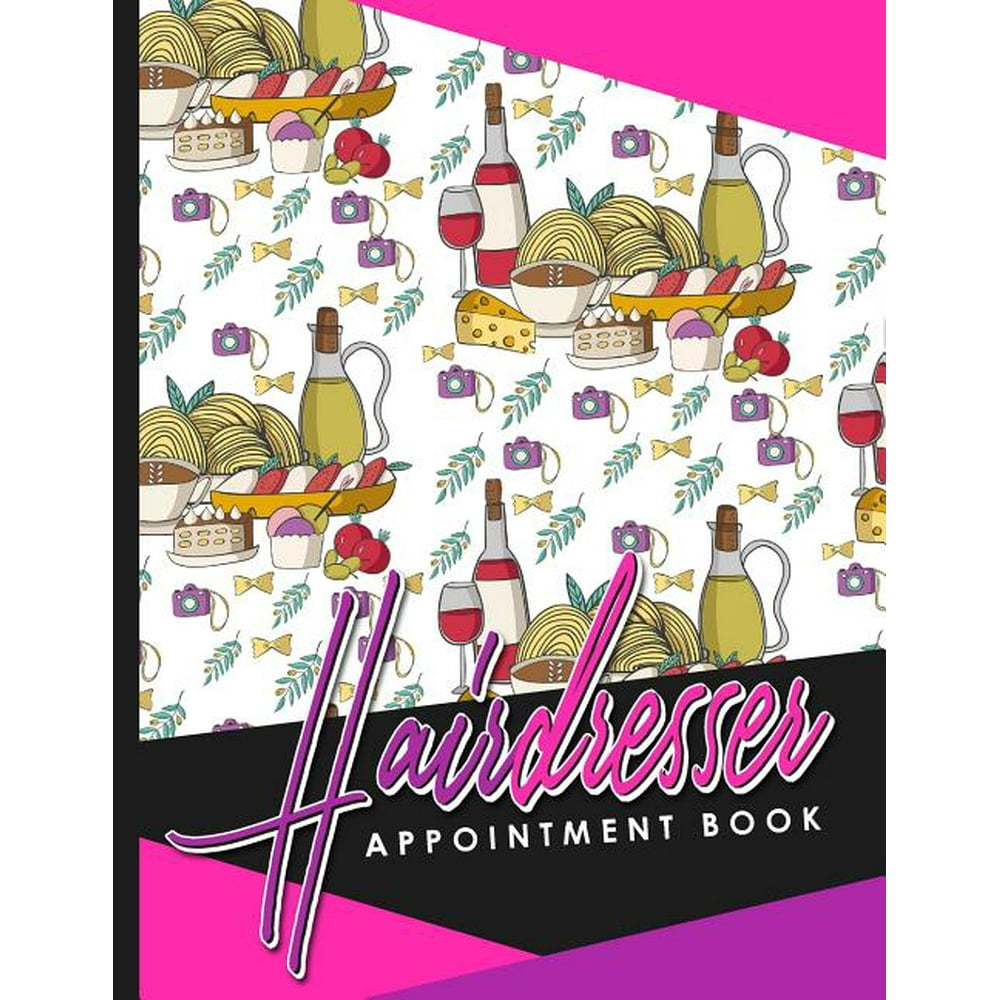 Hairdresser Appointment Book 6 Columns Appointment Log Book