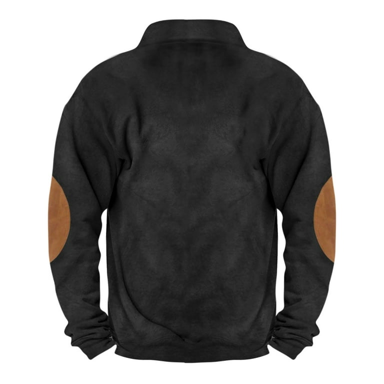 Mens Sweater Elbow Patches