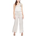 thumbnail image 1 of Rachel Roy Womens Bow Jumpsuit, Grey, 12, 1 of 1