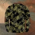 thumbnail image 7 of Men's Fashion Casual Camouflage Quarter-Zip Neck Sweatshirt, Loose Fit Long Sleeve Pullover, Fall Spring Military Style Top,Army Green,2XL, 7 of 7
