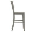 thumbnail image 2 of Weston Home Farmhouse Slat Back 29" Wood Bar Stool, Set of 2, Antique Grey, 2 of 6