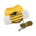 thumbnail image 1 of Methold Cute Bee Traction Stylish Walking Dog With Rope Soft Handle Bracelet Outdoor Sturdy Cat Traction Yellow Adventures Suministros para perros estilo ala de terciopelo METRO, 1 of 6