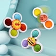 thumbnail image 2 of Baby Bath Top Spin Spinning Top Toy Juguetes educativos Regalo para niños Edad 0-3 años Sunnimix peonza, 2 of 6