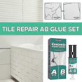 thumbnail image 3 of Household Ceramic Tile Repair Ab Glue Set Ceramic Tile Crack Fi, 3 of 5