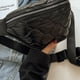 thumbnail image 1 of Bolsa Cinturón informal en el pecho riñonera riñonera sólida monedero para damas y niñas (negro) Likrtyny Para Estrenar, 1 of 3