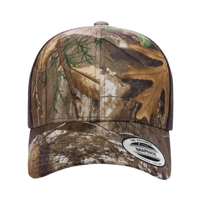 Yupoong 6606 YP Classics Casquette Rétro de Camionneur-Realtree Edge/ Brun