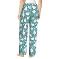 thumbnail image 3 of Xecao Cartoon Funny Goose Women's Straight Lounge Pajama Pants: The Epitome of Relaxed Sleepwear, 3 of 9