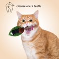 thumbnail image 4 of Juguetes para gatos ratán plateado interactivo, masticable para gatos, resistencia a mordeduras, limpieza de dientes, 4 of 5
