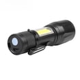 thumbnail image 4 of Mini linterna LED portátil de luz lateral recargable de largo alcance portátil para exteriores, linterna pequeña para el hogar, 4 of 4