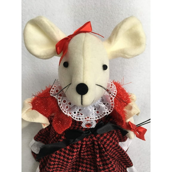 Valentine Boy or Girl Plush Mouse