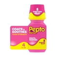 thumbnail image 2 of (4 pack) Pepto Bismol Liquid for Upset Stomach and Diarrhea Relief, Over-the-Counter Medicine, 4 oz, 2 of 10