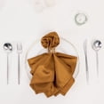 thumbnail image 4 of Balsa Circle 5 Gold Premium 20x20 in Scuba Polyester Dinner Table Cloth Napkins Party Events Decorations Supplies, 4 of 8