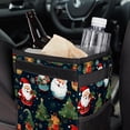 thumbnail image 6 of Christmas Foldable Mini Trash Can for Car with Lid, Leak-proof Hanging Storage Bag - Car Garbage Can, 6 of 6