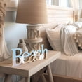 thumbnail image 3 of Wooden Beach Decor Sign, Free Standing Beach Decorations for Home, Beach Houses or Coastals Theme Room - Ocean, 3 of 6