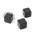 thumbnail image 4 of 10 dados en blanco de 16 mm, cubo acrílico negro, juego de mesa para niños, juguete DIY, divertido y educativo., 4 of 5