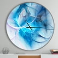 thumbnail image 2 of Designart 'Blue Nebula Star ' Modern wall clock, 2 of 6
