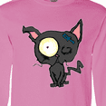 thumbnail image 4 of Inktastic Goth Animals Pets Black Cat Long Sleeve T-Shirt, 4 of 5