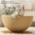 thumbnail image 6 of NFTIGB Cat Scratching Board Bowl Multifunction 2 in 1 Sisal Scratcher Lounge Bed Balanced Round Bottom, 6 of 9