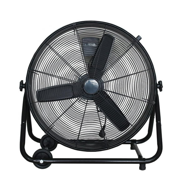 Ventilateur à haute vitesse Velocity de Tooltech®, 24 po, noir
