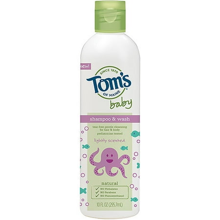 Tom's of Maine légèrement parfumée Bébé Shampooing & Wash 10 fl oz