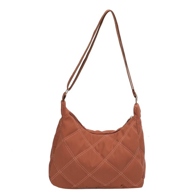 Bolsa bandolera acolchado ligero de embrague femenino de moda para mujer (marrón) Ehuebsd Para Estrenar