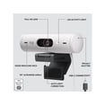 thumbnail image 5 of Logitech BRIO 500 Webcam 4 Megapixel 60 fps Off White USB Type C 960-001427, 5 of 5