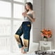 thumbnail image 5 of Fotbe Starry Sky Sleep White Bear Pantalones de Pijama para Mujer, Pantalones de Dormir, Pantalones Pj con Cordón y Bolsillos-Medium, 5 of 6