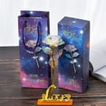 thumbnail image 1 of TIMIFIS Colorful Galaxy Artificial Rose Flower Gift Valentine'S Christmas, 1 of 9