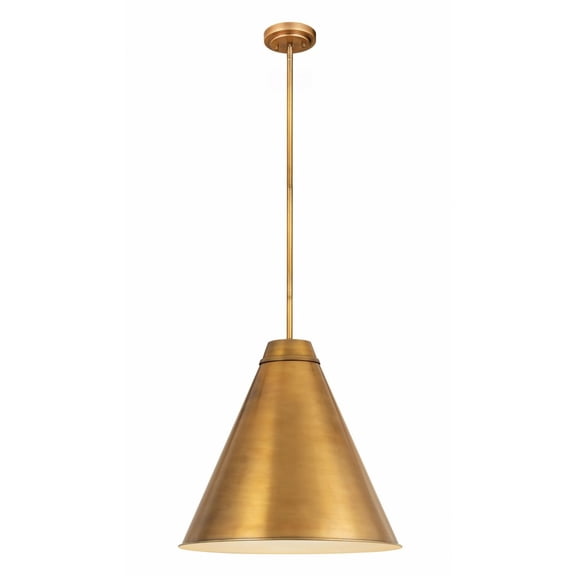 1 Light Pendant-Rubbed Brass Finish Z-Lite 6011P24-Rb