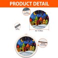thumbnail image 2 of Village Stained Glass Suncatcher Ornament – Holiday Ornament with Text for Loved Ones, Family & Friends, Christmas 2025 Decoration, 2 of 6