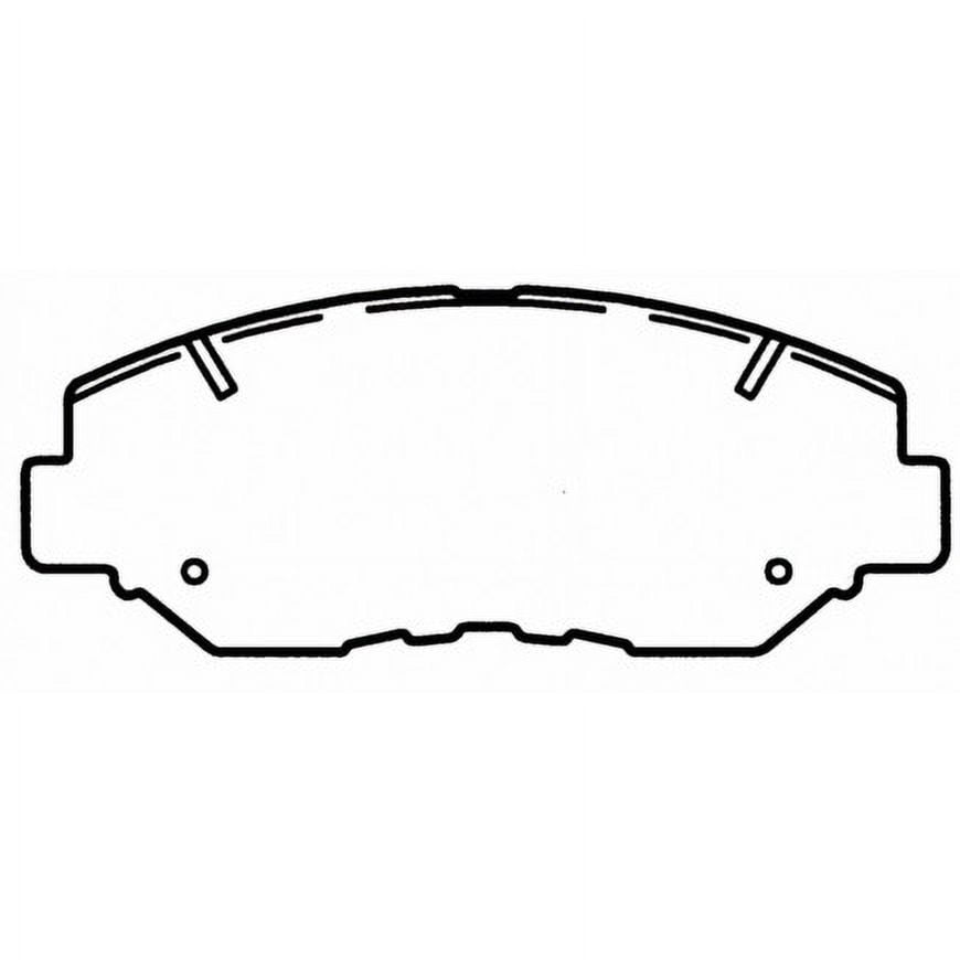 Wagner ThermoQuiet PD914 Ceramic Disc Pad Set, Front - Walmart.com