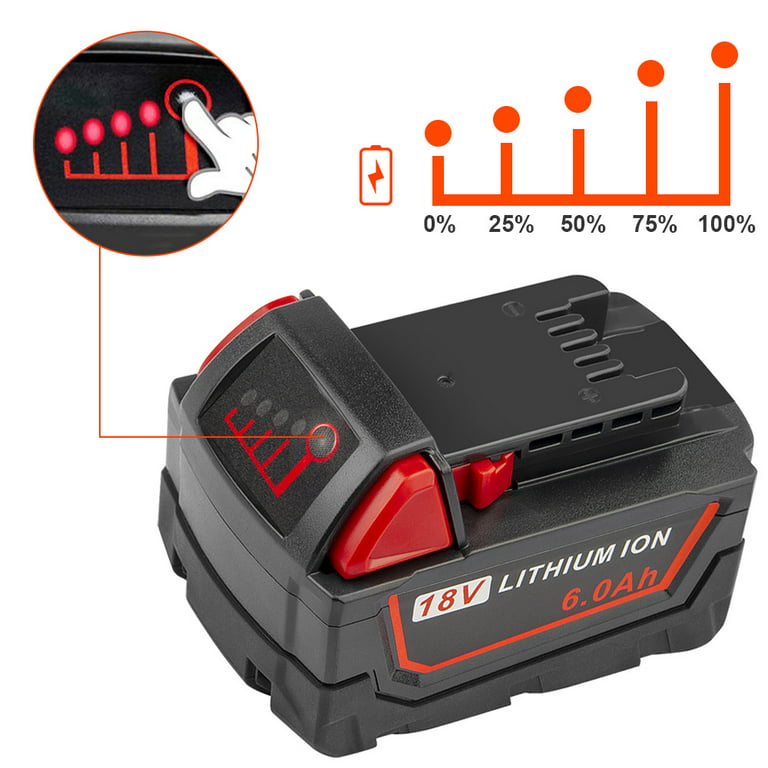 Remplacement du chargeur de batterie au lithium 18V pour la batterie Li-ion  Milwaukee M12 M18 EU Plug 220V - Cdiscount Auto