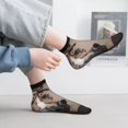 thumbnail image 2 of Fuzoiu Funny Horse Faces Expressions Print Adult Socks, Crew Moisture-wicking Socks, Unisex Cushion Crew Socks,Casual Sports Ankle Socks, 2 of 7