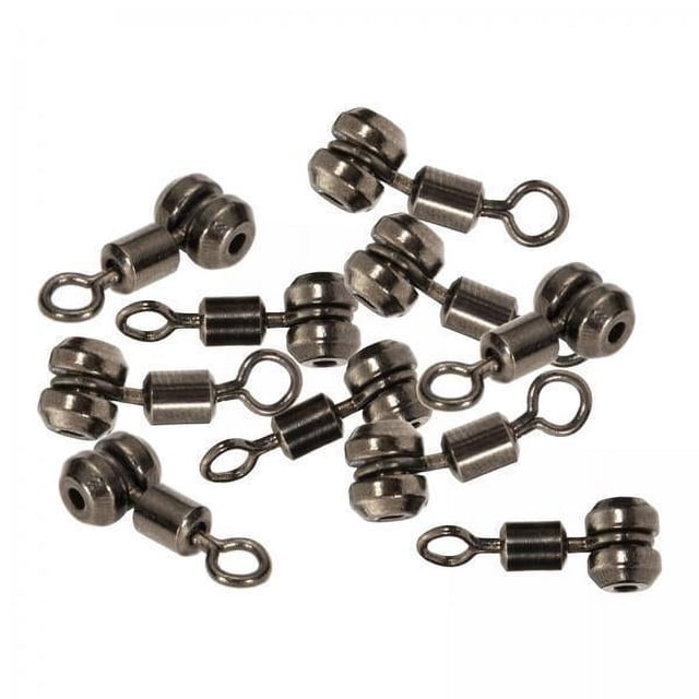 6x10 Uds. Conectores Giratorios De Pesca Con Rodamiento De Bolas Anillos De Carpa Anillo Resistente L