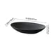thumbnail image 3 of Platos hondos negros mate con textura estriada – Cuencos de plástico versátiles para sopa, pasta, ensaladas y comidas diarias – Vajilla duradera para el hogar, ideal para la cocina y el comedor., 3 of 6