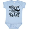 thumbnail image 3 of Inktastic Sorry the Sleep You've Orderd is out of Stock Boys or Girls Baby Bodysuit, 3 of 5